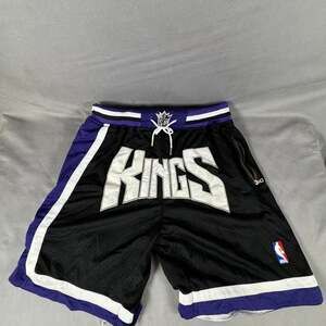 Just don Sacramento Kings black mesh shorts